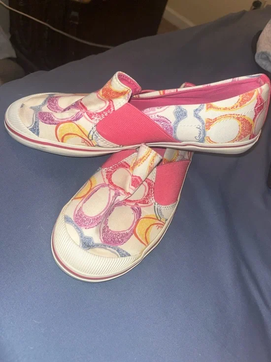 Coach Kaycee Poppy Dream Signature C Slip-On Sneakers - Picture 2 of 5